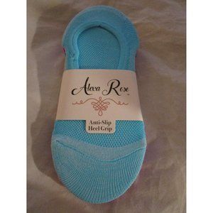 3 Pair Alexa Rose Womens Anti Slip Heel Grip Ultra Low Liners Fits Shoe Size 5-9